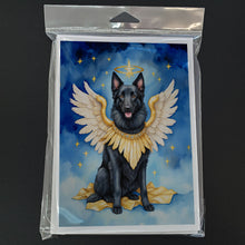 Load image into Gallery viewer, Belgian Sheepdog My Angel Greeting Cards - Blank Note Cards – 8-Pack of Artist-Designed Cards with Envelopes
