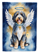 Load image into Gallery viewer, Bernedoodle My Angel House Flag
