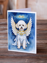 Load image into Gallery viewer, Bichon Frise My Angel Greeting Cards - Blank Note Cards – 8-Pack of Artist-Designed Cards with Envelopes