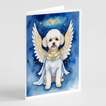 Load image into Gallery viewer, Bichon Frise My Angel Greeting Cards - Blank Note Cards – 8-Pack of Artist-Designed Cards with Envelopes