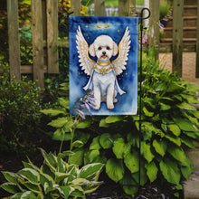 Load image into Gallery viewer, Bichon Frise My Angel Garden Flag – Memorial or Christmas Dog Angel Decor