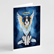 Load image into Gallery viewer, Borzoi My Angel Greeting Cards - Blank Note Cards – 8-Pack of Artist-Designed Cards with Envelopes