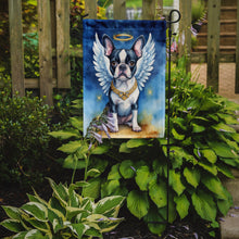 Load image into Gallery viewer, Boston Terrier My Angel Garden Flag – Memorial or Christmas Dog Angel Decor