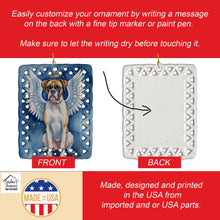 Load image into Gallery viewer, Boxer My Angel Porcelain Ornament