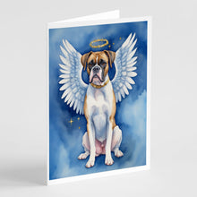 Load image into Gallery viewer, Boxer My Angel Greeting Cards - Blank Note Cards – 8-Pack of Artist-Designed Cards with Envelopes