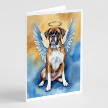 Load image into Gallery viewer, Boxer My Angel Greeting Cards - Blank Note Cards – 8-Pack of Artist-Designed Cards with Envelopes