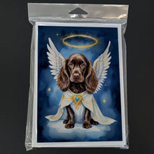 Load image into Gallery viewer, Boykin Spaniel My Angel Greeting Cards - Blank Note Cards – 8-Pack of Artist-Designed Cards with Envelopes