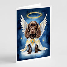 Load image into Gallery viewer, Boykin Spaniel My Angel Greeting Cards - Blank Note Cards – 8-Pack of Artist-Designed Cards with Envelopes