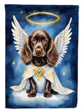 Load image into Gallery viewer, Boykin Spaniel My Angel Garden Flag – Memorial or Christmas Dog Angel Decor