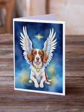 Load image into Gallery viewer, Brittany Spaniel My Angel Greeting Cards - Blank Note Cards – 8-Pack of Artist-Designed Cards with Envelopes