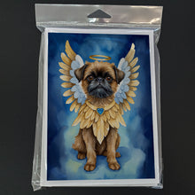 Load image into Gallery viewer, Brussels Griffon My Angel Greeting Cards - Blank Note Cards – 8-Pack of Artist-Designed Cards with Envelopes