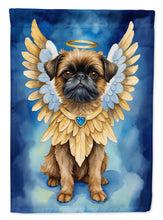 Load image into Gallery viewer, Brussels Griffon My Angel Garden Flag – Memorial or Christmas Dog Angel Decor