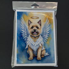 Load image into Gallery viewer, Cairn Terrier My Angel Greeting Cards - Blank Note Cards – 8-Pack of Artist-Designed Cards with Envelopes