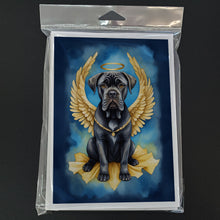 Load image into Gallery viewer, Cane Corso My Angel Greeting Cards - Blank Note Cards – 8-Pack of Artist-Designed Cards with Envelopes