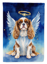 Load image into Gallery viewer, Cavalier Spaniel My Angel Garden Flag – Memorial or Christmas Dog Angel Decor
