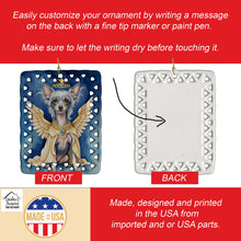 Load image into Gallery viewer, Chinese Crested My Angel Porcelain Ornament
