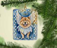 Load image into Gallery viewer, Chow Chow My Angel Porcelain Ornament
