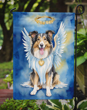 Load image into Gallery viewer, Collie My Angel Garden Flag – Memorial or Christmas Dog Angel Decor