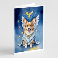 Load image into Gallery viewer, Corgi My Angel Greeting Cards - Blank Note Cards – 8-Pack of Artist-Designed Cards with Envelopes