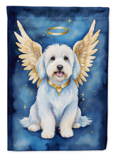 Load image into Gallery viewer, Coton de Tulear My Angel Garden Flag – Memorial or Christmas Dog Angel Decor