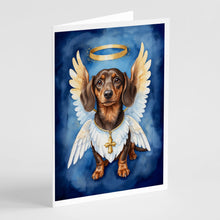 Load image into Gallery viewer, Dachshund My Angel Greeting Cards - Blank Note Cards – 8-Pack of Artist-Designed Cards with Envelopes