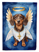 Load image into Gallery viewer, Dachshund My Angel Garden Flag – Memorial or Christmas Dog Angel Decor