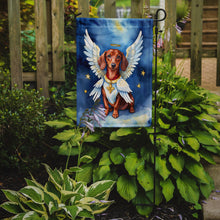 Load image into Gallery viewer, Dachshund My Angel Garden Flag – Memorial or Christmas Dog Angel Decor