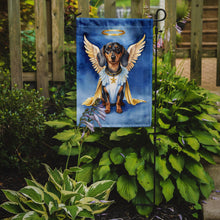 Load image into Gallery viewer, Dachshund My Angel Garden Flag – Memorial or Christmas Dog Angel Decor