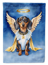 Load image into Gallery viewer, Dachshund My Angel Garden Flag – Memorial or Christmas Dog Angel Decor