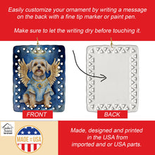 Load image into Gallery viewer, Dandie Dinmont Terrier My Angel Porcelain Ornament