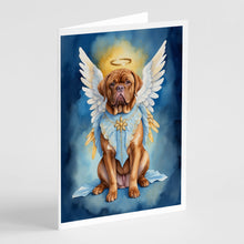 Load image into Gallery viewer, Dogue de Bordeaux My Angel Greeting Cards - Blank Note Cards – 8-Pack of Artist-Designed Cards with Envelopes