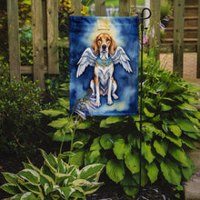 Load image into Gallery viewer, English Foxhound My Angel Garden Flag – Memorial or Christmas Dog Angel Decor