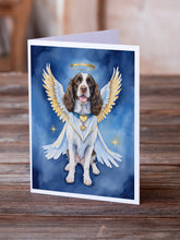 Load image into Gallery viewer, English Springer Spaniel My Angel Greeting Cards - Blank Note Cards – 8-Pack of Artist-Designed Cards with Envelopes