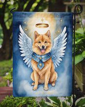 Load image into Gallery viewer, Finnish Spitz My Angel Garden Flag – Memorial or Christmas Dog Angel Decor