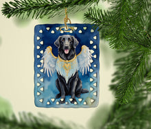 Load image into Gallery viewer, Flat-Coated Retriever My Angel Porcelain Ornament