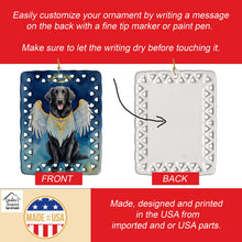 Load image into Gallery viewer, Flat-Coated Retriever My Angel Porcelain Ornament