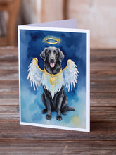 Load image into Gallery viewer, Flat-Coated Retriever My Angel Greeting Cards - Blank Note Cards – 8-Pack of Artist-Designed Cards with Envelopes