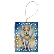 Load image into Gallery viewer, Fox Terrier My Angel Porcelain Ornament