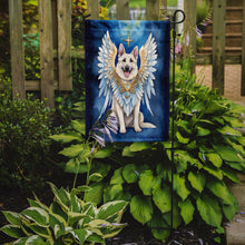 Load image into Gallery viewer, White German Shepherd My Angel Garden Flag – Memorial or Christmas Dog Angel Decor
