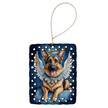 Load image into Gallery viewer, German Shepherd My Angel Porcelain Ornament