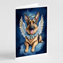 Load image into Gallery viewer, German Shepherd My Angel Greeting Cards - Blank Note Cards – 8-Pack of Artist-Designed Cards with Envelopes