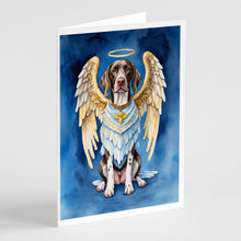 Load image into Gallery viewer, German Shorthaired Pointer My Angel Greeting Cards - Blank Note Cards – 8-Pack of Artist-Designed Cards with Envelopes