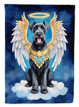 Load image into Gallery viewer, Giant Schnauzer My Angel Garden Flag – Memorial or Christmas Dog Angel Decor