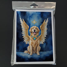 Load image into Gallery viewer, Golden Retriever My Angel Greeting Cards - Blank Note Cards – 8-Pack of Artist-Designed Cards with Envelopes