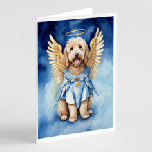 Load image into Gallery viewer, Goldendoodle My Angel Greeting Cards - Blank Note Cards – 8-Pack of Artist-Designed Cards with Envelopes