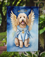Load image into Gallery viewer, Goldendoodle My Angel Garden Flag – Memorial or Christmas Dog Angel Decor