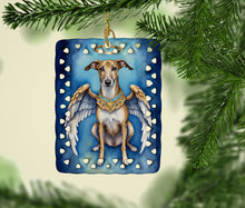Load image into Gallery viewer, Greyhound My Angel Porcelain Ornament
