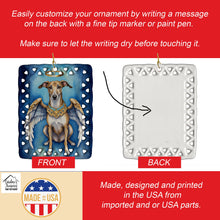 Load image into Gallery viewer, Greyhound My Angel Porcelain Ornament