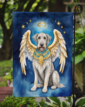 Load image into Gallery viewer, Irish Wolfhound My Angel Garden Flag – Memorial or Christmas Dog Angel Decor