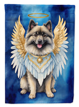 Load image into Gallery viewer, Keeshond My Angel Garden Flag – Memorial or Christmas Dog Angel Decor